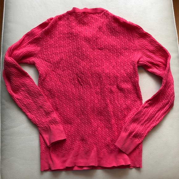 Talbots coral cotton cardigan - Picture 4 of 4